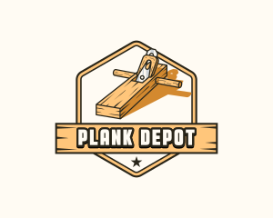 Wood Planer Carpentry logo