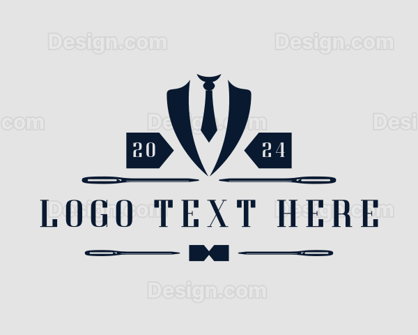 Suit Tie Tailoring Logo