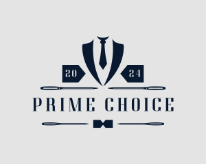 Suit Tie Tailoring Logo