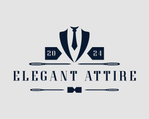 Suit Tie Tailoring logo design