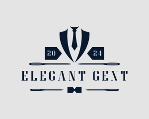 Suit Tie Tailoring logo design