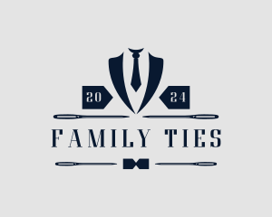 Suit Tie Tailoring logo design