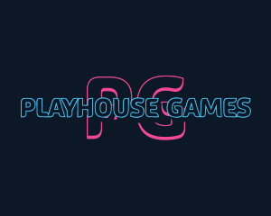 Cyber Neon Gaming logo design