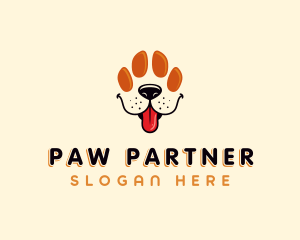 Pet Paw Dog logo design