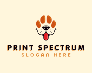 Pet Paw Dog logo design