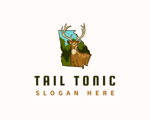 Georgia White Tailed Deer logo