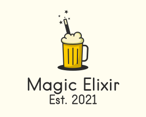 Magic Beer Drink  logo design