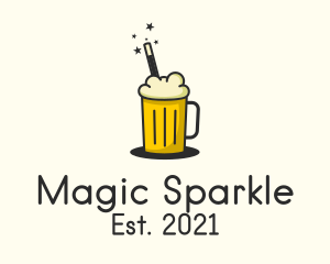 Magic Beer Drink  logo design