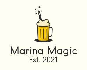 Magic Beer Drink  logo design