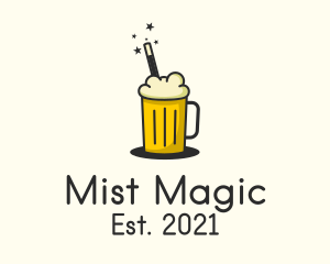 Magic Beer Drink  logo design