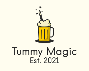 Magic Beer Drink  logo design