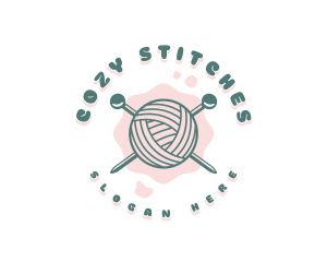 Cute Knitting Yarn logo