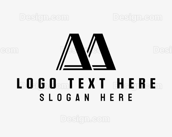 Geometric Industrial Construction Logo