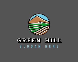 Nature Mountain Hills logo design