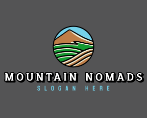 Nature Mountain Hills logo design