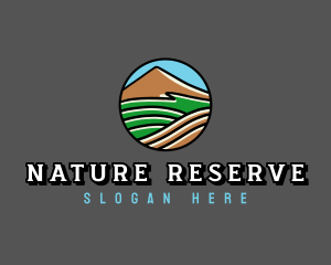 Nature Mountain Hills logo design