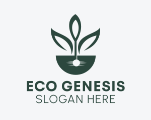 House Plant Gardening  logo design