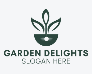 House Plant Gardening  logo design