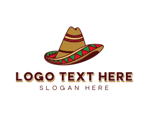 Mexican Sombrero Hat logo