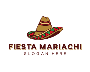 Mexican Sombrero Hat logo design