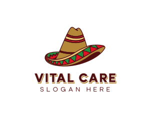 Mexican Sombrero Hat logo
