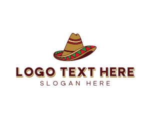 Mexican Sombrero Hat logo