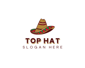 Mexican Sombrero Hat logo design