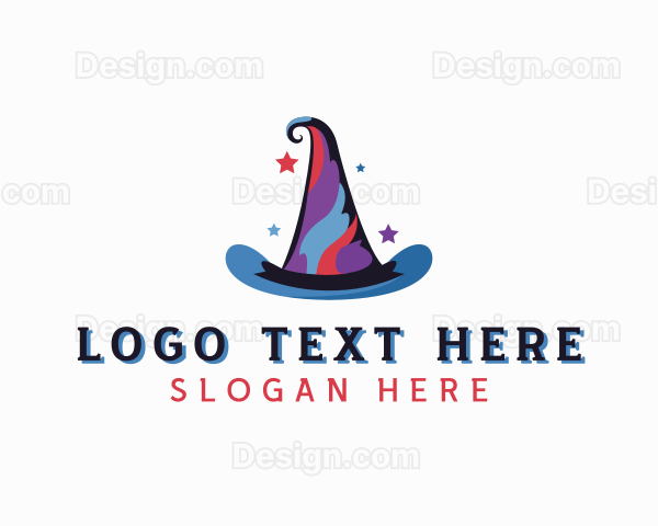 Magician Wizard Hat Logo