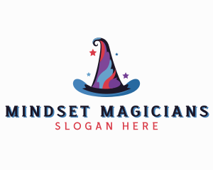 Magician Wizard Hat  logo design