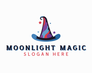 Magician Wizard Hat  logo design