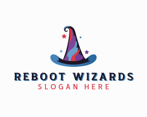 Magician Wizard Hat  logo design