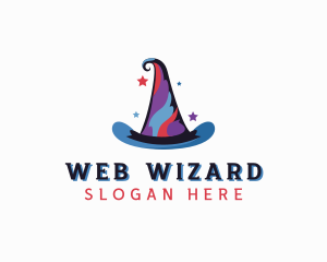 Magician Wizard Hat  logo design