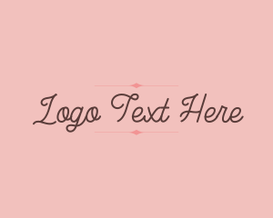 Cursive Beauty Wordmark logo