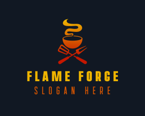 Hot Spicy Food logo design