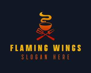 Hot Spicy Food logo design