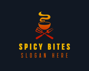 Hot Spicy Food logo design