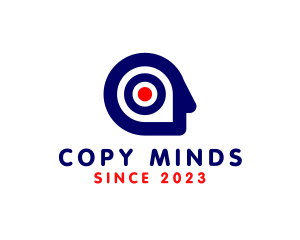 Human Mind Target logo design