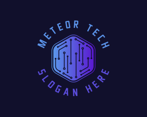 Digital Hexagon Tech logo design