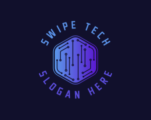 Digital Hexagon Tech logo design