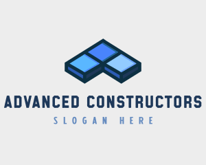 Tile Flooring Masonry logo design