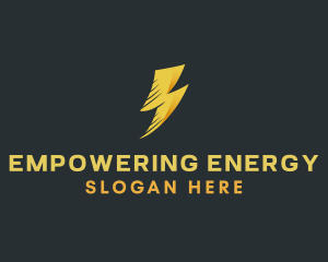 Electric Lightning Energy logo design