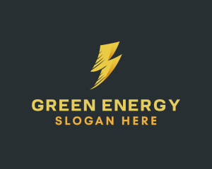 Electric Lightning Energy logo design