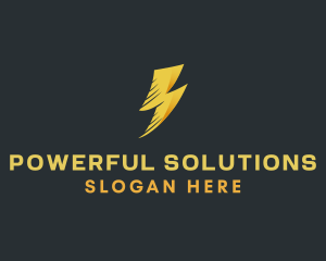 Electric Lightning Energy logo design