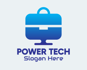 Blue Tech Briefcase Desktop logo