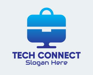 Blue Tech Briefcase Desktop logo