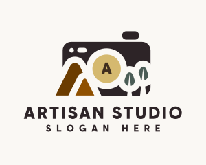 Nature Photography Camera logo design