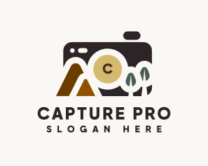 Nature Photography Camera logo design