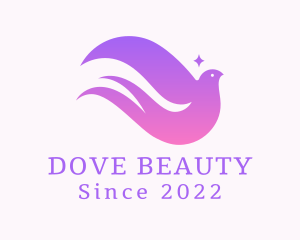 Beauty Cosmetics Dove  logo design
