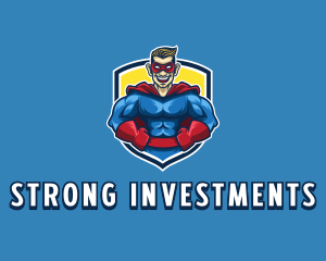 Superhero Muscular Strong logo