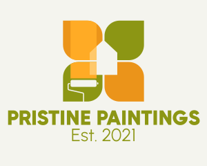 House Painting Paint logo design